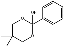 1,3-Dioxan-2-ol,5,5-dimethyl-2-phenyl-(9CI) 化学構造式