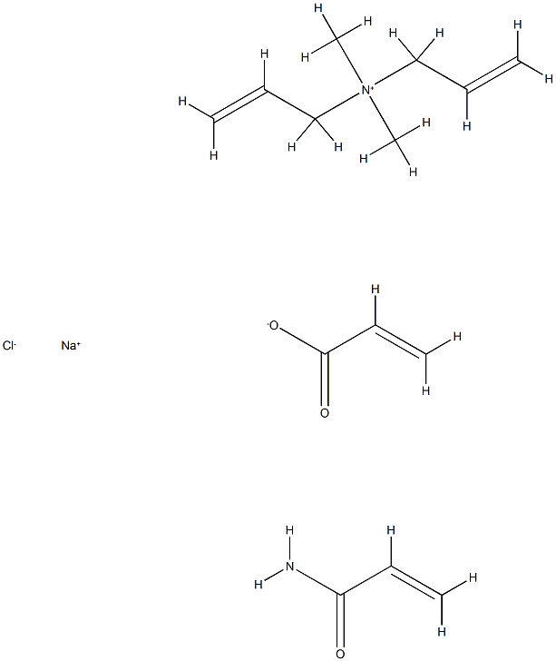 2-Propen-1-aminium, N,N-dimethyl-N-2-propenyl-, chloride, polymer with 2-propenamide and 2-propenoic acid, sodium salt|