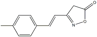 5(4H)-Isoxazolone,3-[(1E)-2-(4-methylphenyl)ethenyl]-(9CI) 结构式