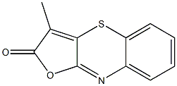 2H-Furo[3,2-b][1,4]benzothiazin-2-one,3-methyl-(9CI) Struktur