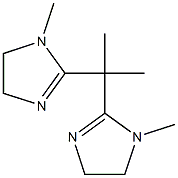 2,2′-(1-Methylethylidene)bis[4,5-dihydro-1-methyl-1H-imidazole] Structure