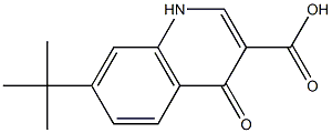 3-Quinolinecarboxylicacid,7-(1,1-dimethylethyl)-4-hydroxy-(9CI),82121-14-0,结构式
