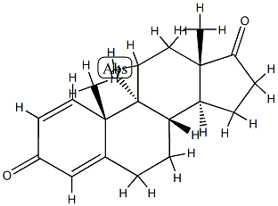 (8S,9R,10S,13S,14S)-9-hydroxy-10,13-dimethyl-6,7,8,11,12,14,15,16-octa hydrocyclopenta[a]phenanthrene-3,17-dione Structure