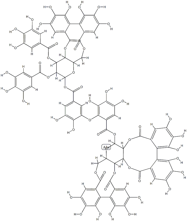 分子式C82H56O52,82220-61-9,结构式