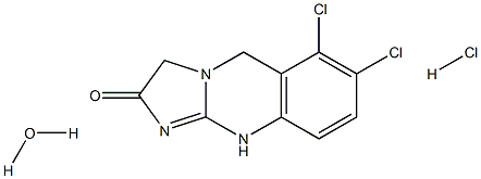 ANAGRELIDE HCL MONOHYDRATE 结构式