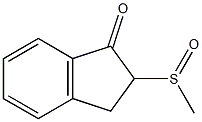 1H-Inden-1-one,2,3-dihydro-2-(methylsulfinyl)-(9CI) Struktur