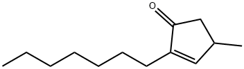 2-Cyclopenten-1-one,2-heptyl-4-methyl-(9CI) Structure