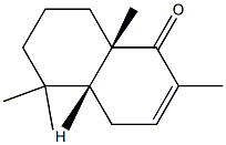 1(4H)-Naphthalenone,4a,5,6,7,8,8a-hexahydro-2,5,5,8a-tetramethyl-,(4aR,8aS)-rel-(9CI) Struktur