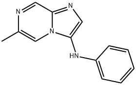 6-Methyl-N-phenylimidazo[1,2-a]pyrazin-3-amine Structure