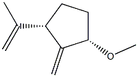 Cyclopentane, 1-methoxy-2-methylene-3-(1-methylethenyl)-, (1R,3R)-rel- (9CI),824391-12-0,结构式