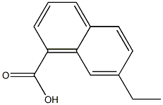 1-Naphthalenecarboxylicacid,7-ethyl-(9CI) 结构式