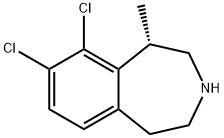 1H-?3-?Benzazepine, 8,?9-?dichloro-?2,?3,?4,?5-?tetrahydro-?1-?methyl-?, (1S)?-,824430-72-0,结构式