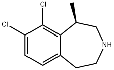 1H-?3-?Benzazepine, 8,?9-?dichloro-?2,?3,?4,?5-?tetrahydro-?1-?methyl-?, (1R)?- 结构式