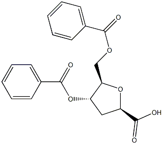 2,5-脱水-3-去氧-D-核糖型-己糖酸二苯甲酸酯,82462-49-5,结构式