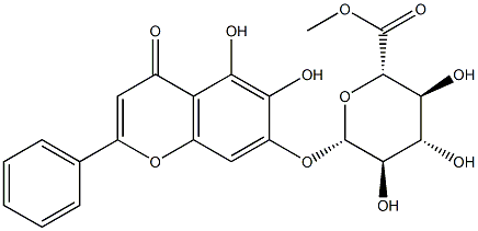 Baicalin methyl ester Struktur