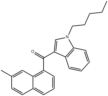 JWH 122 7-methylnaphthyl isomer, 824960-56-7, 结构式