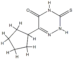 1,2,4-Triazin-5(2H)-one,6-cyclopentyl-3,4-dihydro-3-thioxo-(9CI)|