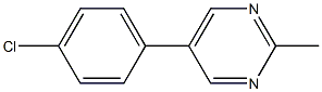 Pyrimidine,5-(4-chlorophenyl)-2-methyl-(9CI),82525-22-2,结构式