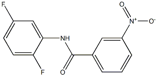 N-(2,5-difluorophenyl)-3-nitrobenzamide Struktur