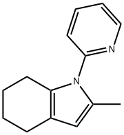 1H-Indole,4,5,6,7-tetrahydro-2-methyl-1-(2-pyridinyl)-(9CI) Structure