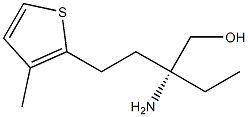 2-Thiophenebutanol,bta-amino-bta-ethyl-3-methyl-,(btaR)-(9CI) Structure