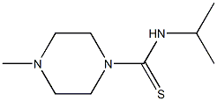1-Piperazinecarbothioamide,4-methyl-N-(1-methylethyl)-(9CI) 结构式