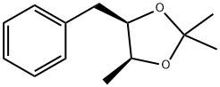1,?3-?Dioxolane, 2,?2,?4-?trimethyl-?5-?(phenylmethyl)?-?, (4S,?5R)?-,827609-00-7,结构式