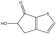 6H-Cyclopenta[b]thiophen-6-one,4,5-dihydro-5-hydroxy-(9CI) 结构式