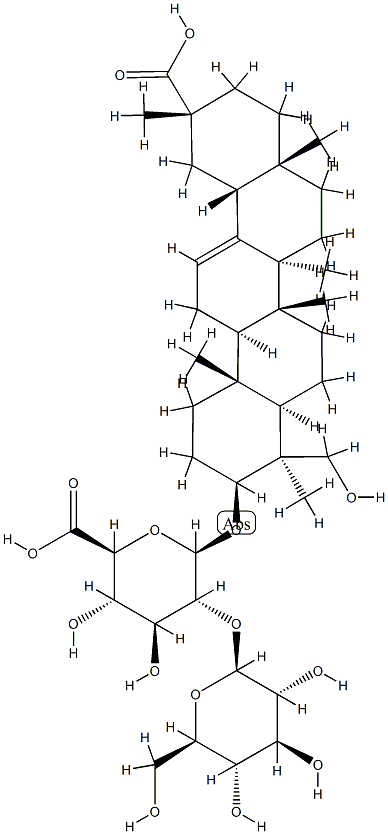 赤豆皂苷III, 82801-38-5, 结构式