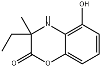 3-Ethyl-3,4-dihydro-5-hydroxy-3-methyl-2H-1,4-benzoxazin-2-one Structure