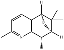 (5R,7R,8S)-5,6,7,8-Tetrahydro-2,6,6,8-tetramethyl-5,7-methanoquinoline Structure