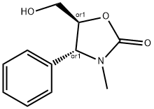 2-Oxazolidinone,5-(hydroxymethyl)-3-methyl-4-phenyl-,(4R,5S)-rel-(9CI) 结构式