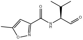 N-[(1S)-1-Formyl-2-methylpropyl]-5-methyl-3-isoxazolecarboxamide Structure