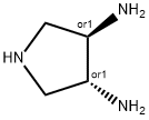 3,4-Pyrrolidinediamine,(3R,4R)-rel-(9CI) Structure