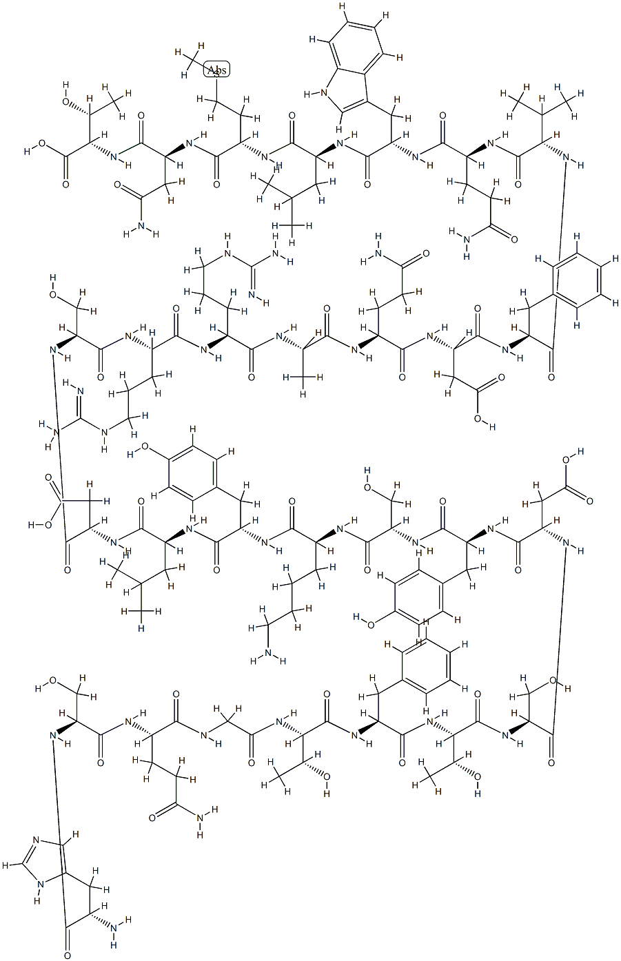 glucagon-like-immunoreactivity,82905-30-4,结构式