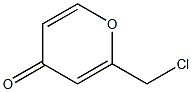 4H-Pyran-4-one,2-(chloromethyl)-(9CI) Structure