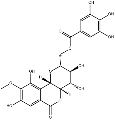 11-O-Galloylbergenin Struktur
