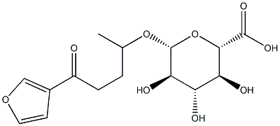 ipomeanol 4-glucuronide 化学構造式
