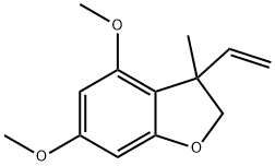 Benzofuran, 3-?ethenyl-?2,?3-?dihydro-?4,?6-?dimethoxy-?3-?methyl-,831171-21-2,结构式