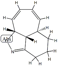 Cyclohepta[cd][2,1]benzisoxazole, 3,4,5,5a,9a,9b-hexahydro-, (5aR,9aR,9bR)-rel- (9CI) Structure