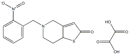 83427-68-3 o-Nitrobenzyl-5 tetrahydro-5,6,7,7a 4H-thieno(3,2-c)pyridinone-2 oxala te [French]