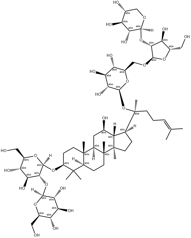人参皂苷RA2, 83459-42-1, 结构式