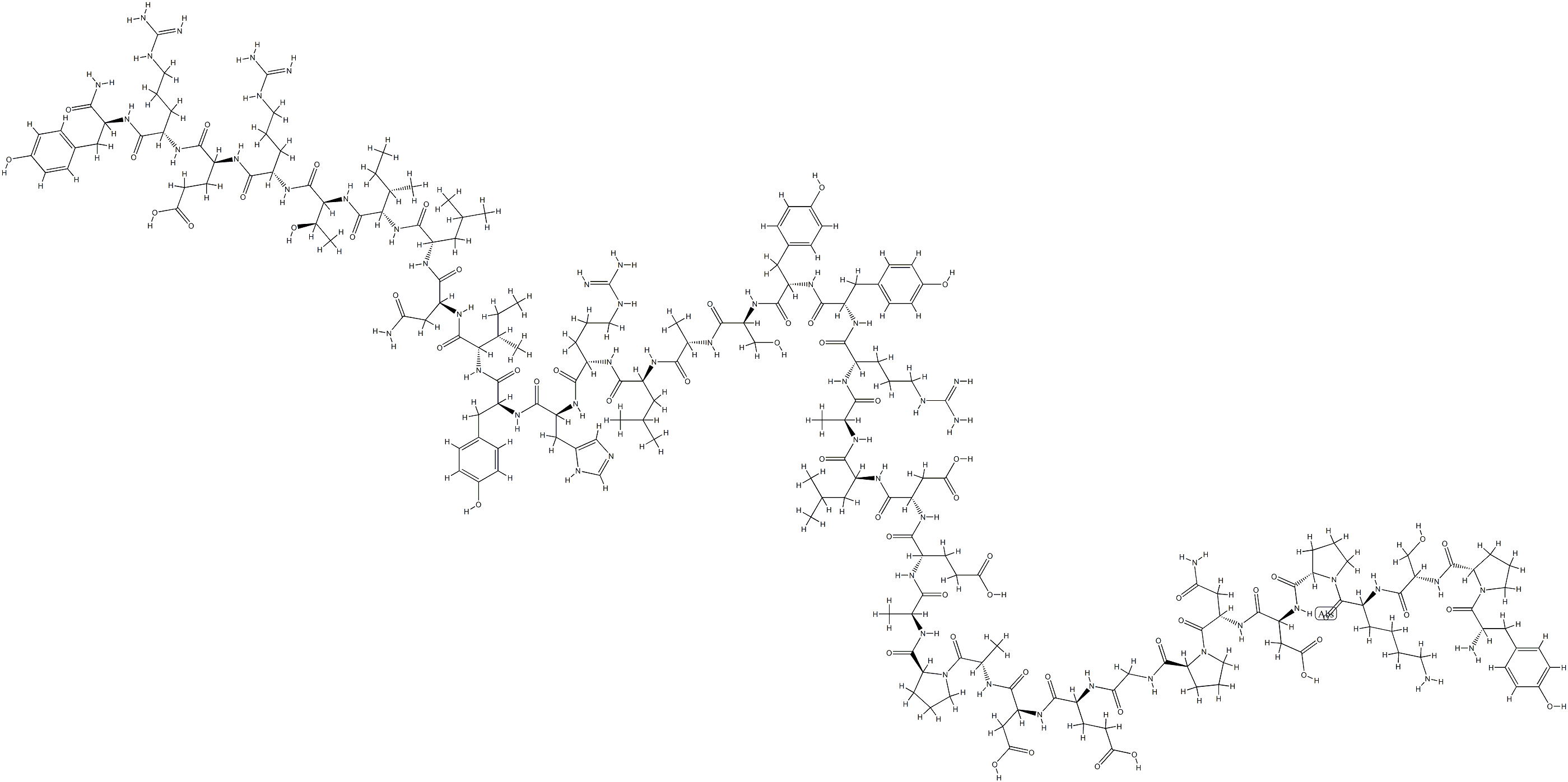 NEUROPEPTIDE Y (13-36), PORCINE SYNTHETI C >97% Structure