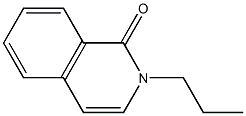 1(2H)-Isoquinolinone,2-propyl-(9CI) Structure