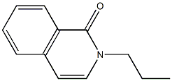 1(2H)-Isoquinolinone,2-propyl-(9CI) 化学構造式