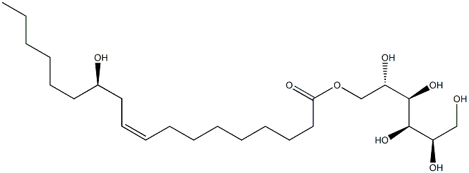 D-glucitol mono(12-hydroxyoleate) Struktur