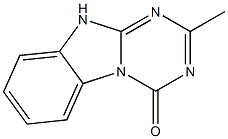 1,3,5-Triazino[1,2-a]benzimidazol-4(1H)-one,2-methyl-(9CI),83786-01-0,结构式