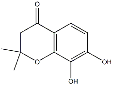 4H-1-Benzopyran-4-one,2,3-dihydro-7,8-dihydroxy-2,2-dimethyl-(9CI),83923-88-0,结构式