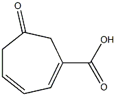 1,3-Cycloheptadiene-1-carboxylicacid,6-oxo-(9CI) 化学構造式