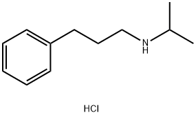 N-isopropyl-3-phenyl-1-propanamine hydrochloride Structure